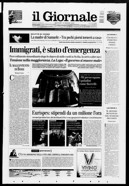 Il giornale : quotidiano del mattino